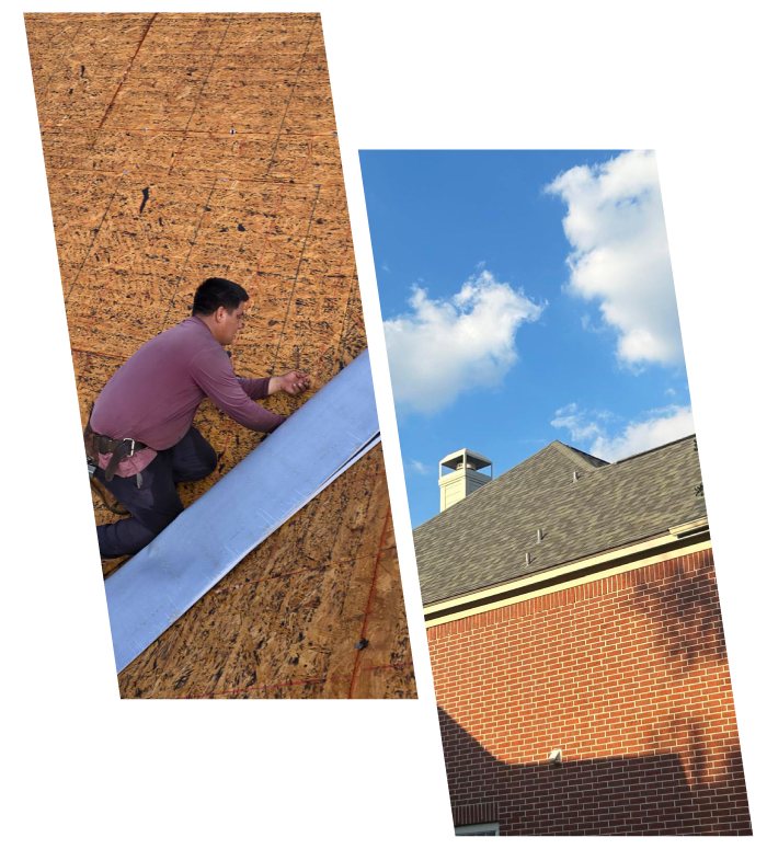 Expert Roofers Installing Shingles in Houston