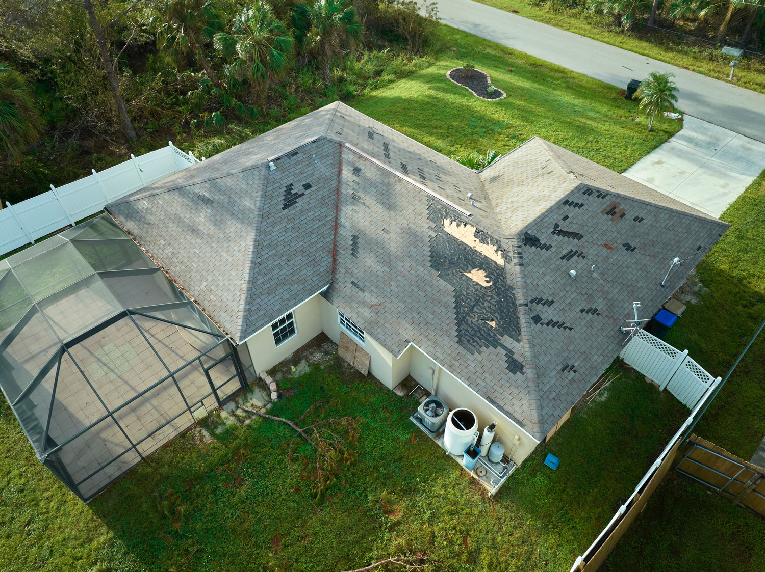 House Damaged by Storm