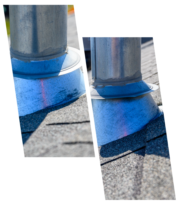 Expert Houston Roofers Fixing Damaged Roof Flashing