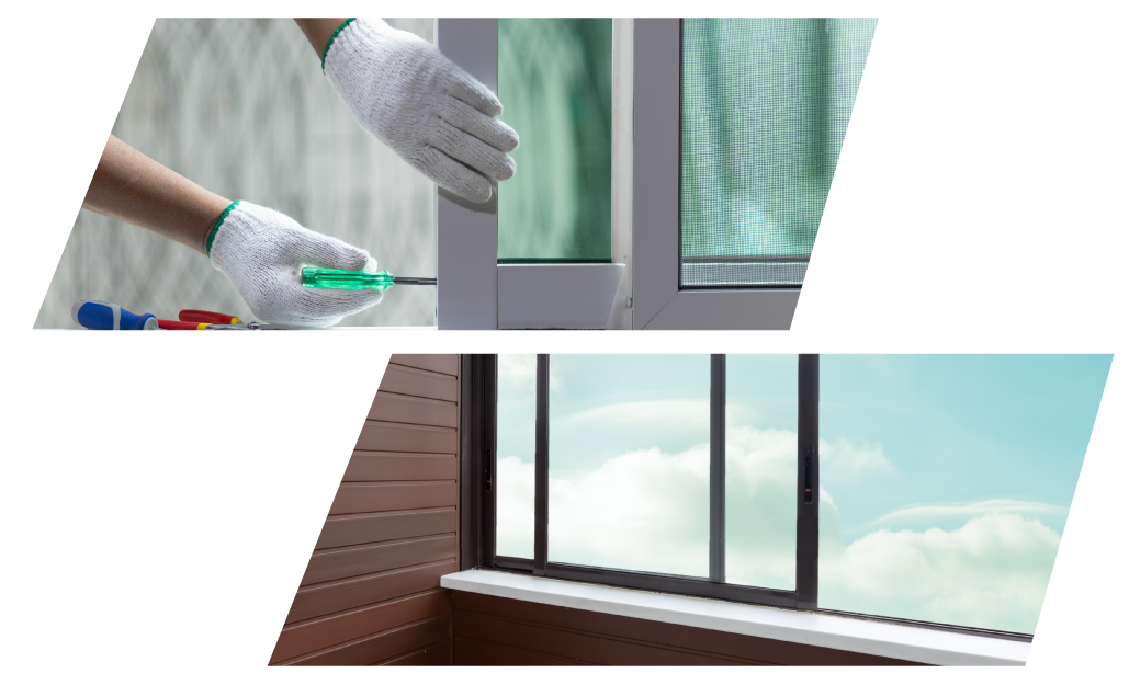 Raydiant Roofing Repair Man Fixing Sliding Windows